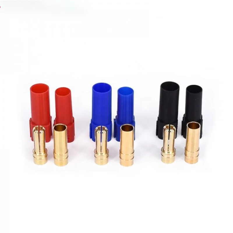 XT150 Gold-plated 6mm Bullet Banana Connector Adapter Male Female Plug High Rated 120A For RC LiPo Battery
XT150 Gold-plated 6mm Bullet Banana Connector Adapter Male Female Plug High Rated 120A For RC LiPo Battery