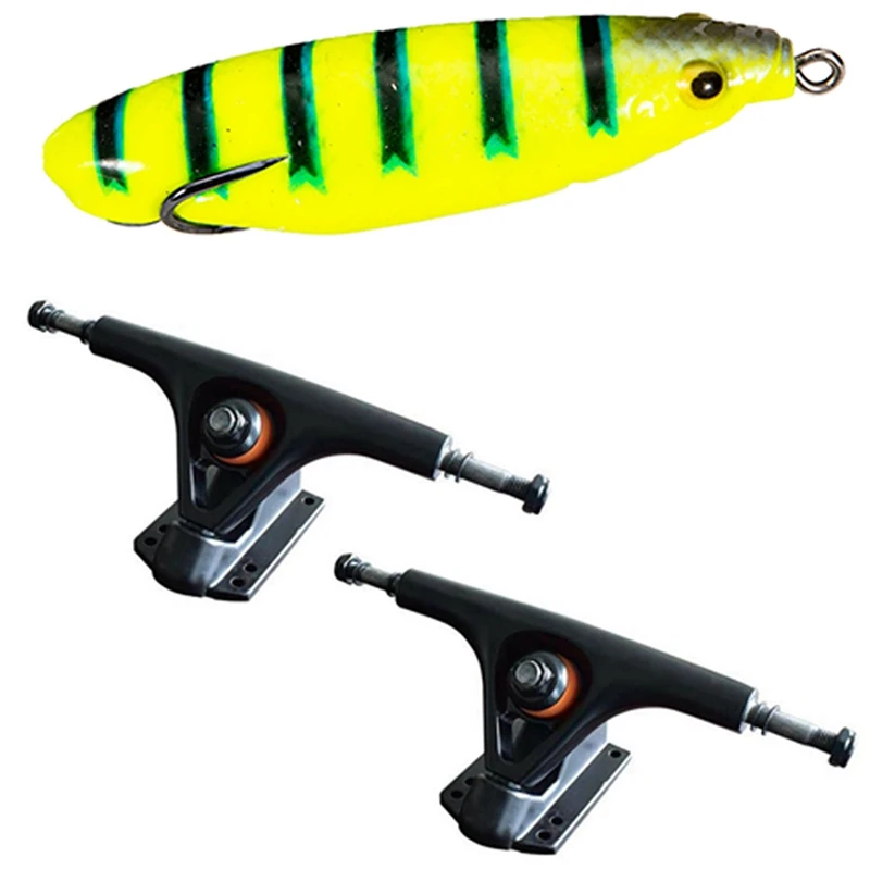1 Pcs Fishing Lure 14.5G 8.5Cm Minnow Streak Fishing Lures & 2 Pcs 7Inch Surf Skateboard Trucks Surf Skate Bracket
1 Pcs Fishing Lure 14.5G 8.5Cm Minnow Streak Fishing Lures & 2 Pcs 7Inch Surf Skateboard Trucks Surf Skate Bracket