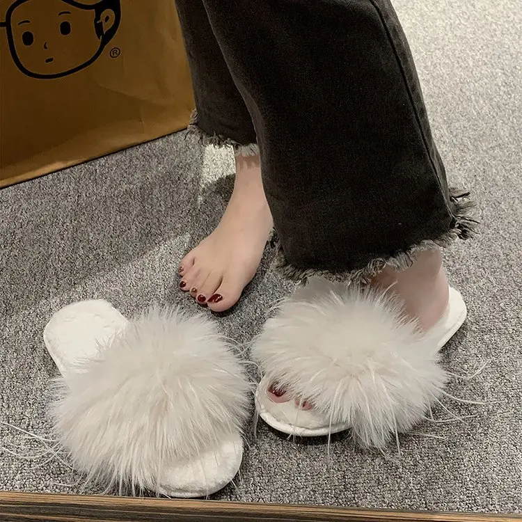 Shoes Flock Ladies' Slippers Fur Flip Flops Slipers Women Plush Massage Soft Flat 2023 Sweet Rome Basic PU Fabric Rubber Slides
Shoes Flock Ladies' Slippers Fur Flip Flops Slipers Women Plush Massage Soft Flat 2023 Sweet Rome Basic PU Fabric Rubber Slides