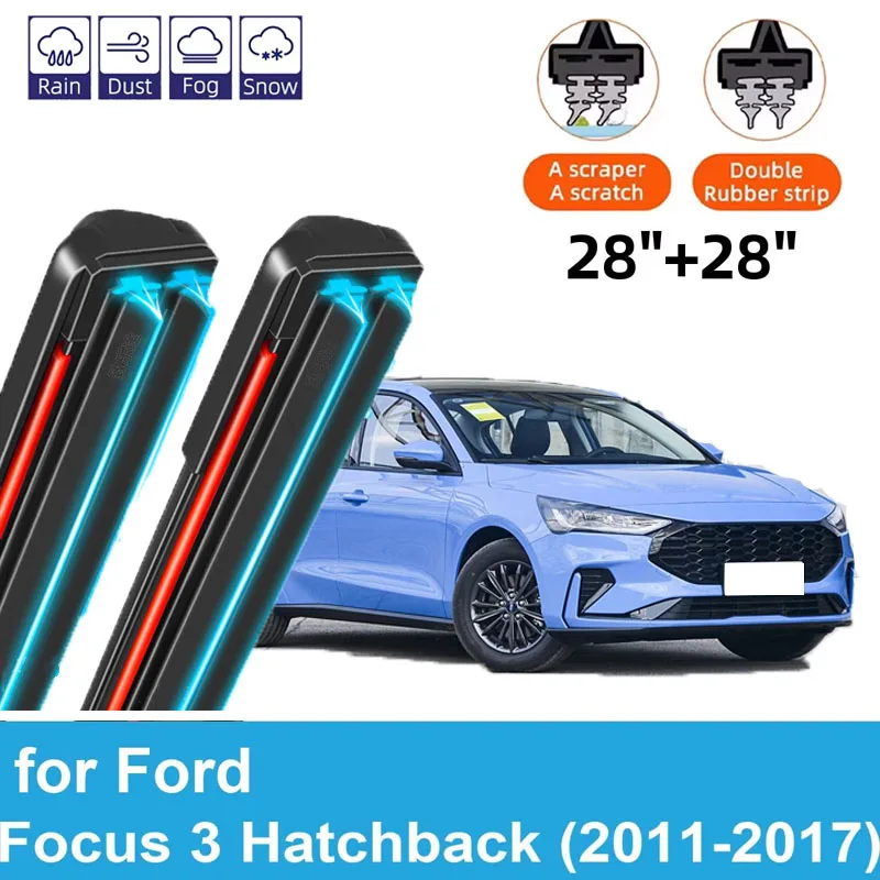 2 шт. щетки стеклоочистителя автомобиля для Ford Focus 3 Hatchback 2011-2017 гг., переднее лобовое стекло, двойные резиновые автомобильные аксессуары 2016 2017
2 шт. щетки стеклоочистителя автомобиля для Ford Focus 3 Hatchback 2011-2017 гг., переднее лобовое стекло, двойные резиновые автомобильные аксессуары 2016 2017