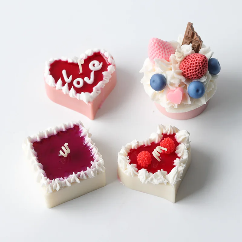 Cake Scented Candle Mold Dessert Silicone Mould Square Round Heart Chocolate Jelly Making Valentine's Day Birthday Gift
Cake Scented Candle Mold Dessert Silicone Mould Square Round Heart Chocolate Jelly Making Valentine's Day Birthday Gift