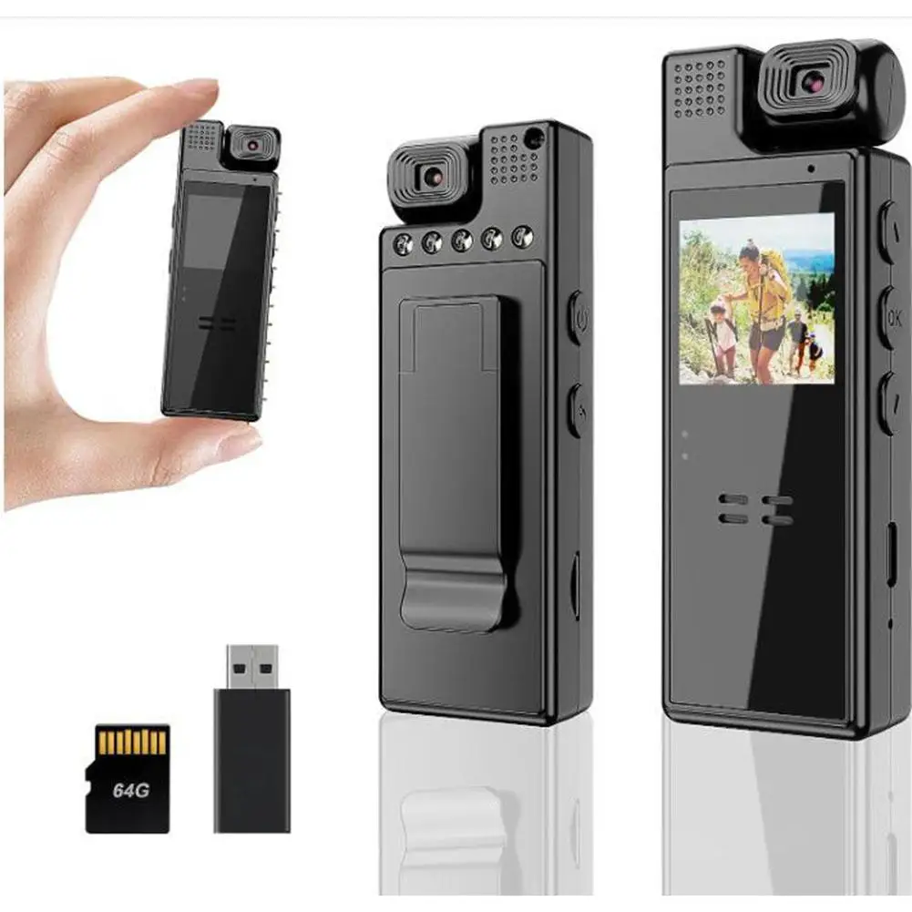 HD 1080P Digital Mini Camera Camcorder Small Body Worn Police Cam Motion Detection Sports DV Car DVR For Home Pets Office
HD 1080P Digital Mini Camera Camcorder Small Body Worn Police Cam Motion Detection Sports DV Car DVR For Home Pets Office