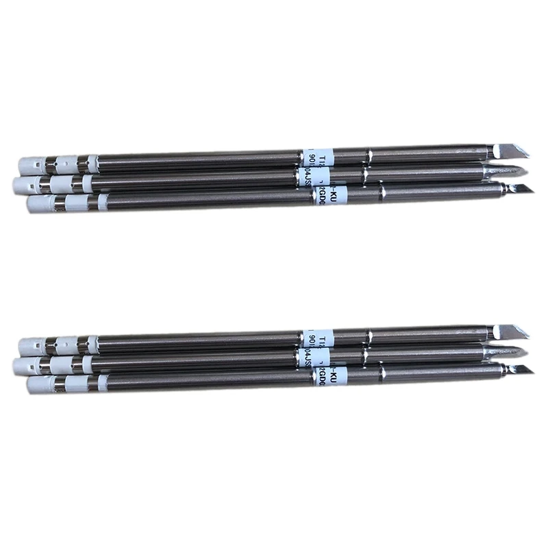 6Pcs T12 Series Iron Tip T12-K KU KF For HAKKO Solder Iron Tips Soldering Welding Stings
6Pcs T12 Series Iron Tip T12-K KU KF For HAKKO Solder Iron Tips Soldering Welding Stings