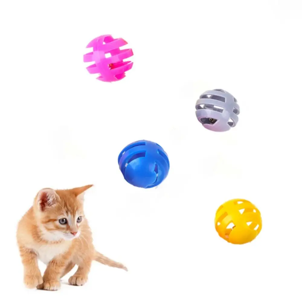 Plastic Cat Bell Ball Toy Interactive Hollow Out Chasing Cat Toys Ball Random Color Jingle Ball Cat Toys
Plastic Cat Bell Ball Toy Interactive Hollow Out Chasing Cat Toys Ball Random Color Jingle Ball Cat Toys