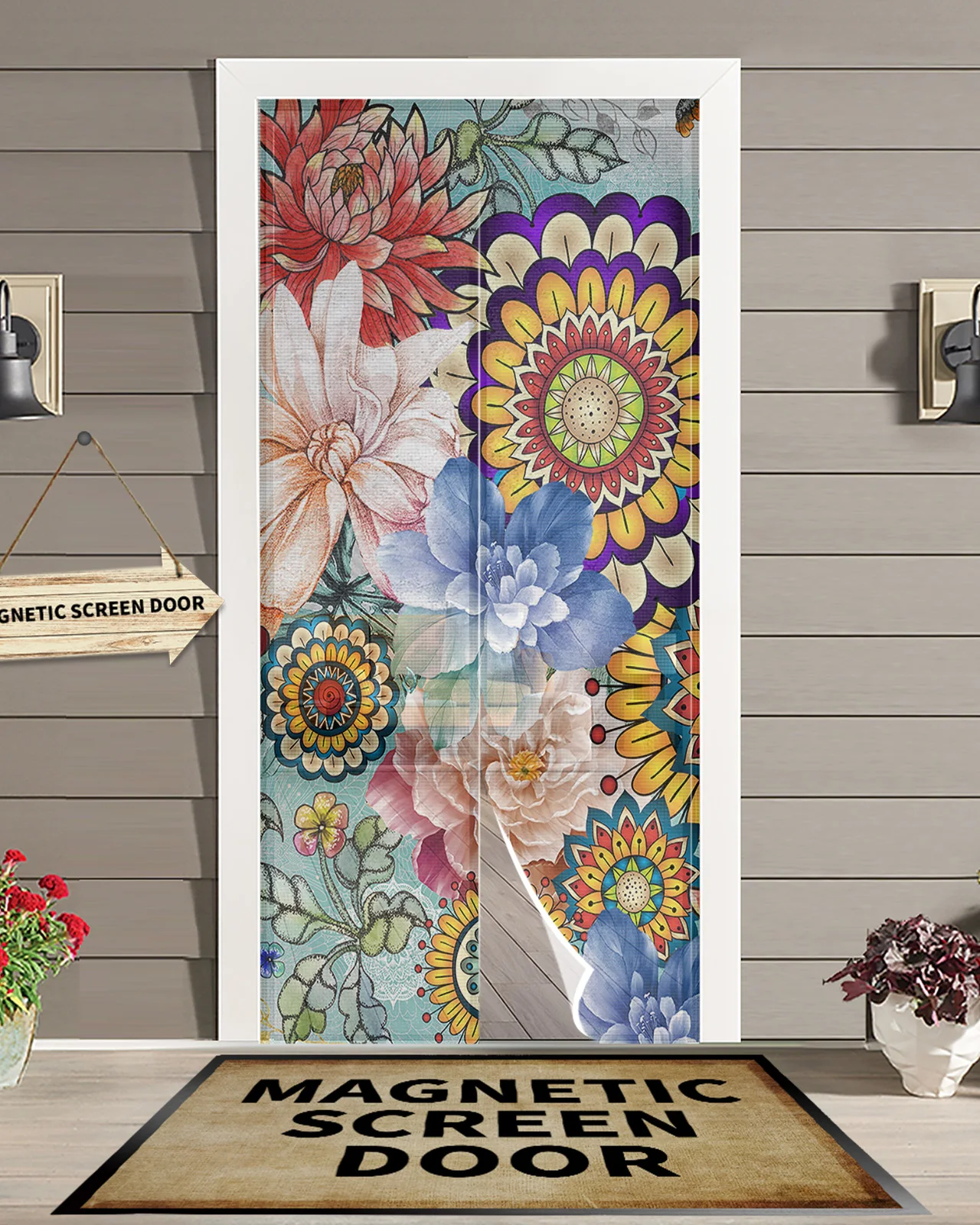 Bohemian Mandala Flower Modern Magnetic Mosquito Door Curtain Anti Mosquito Insect Fly Bug Bedroom Door Curtain
Bohemian Mandala Flower Modern Magnetic Mosquito Door Curtain Anti Mosquito Insect Fly Bug Bedroom Door Curtain