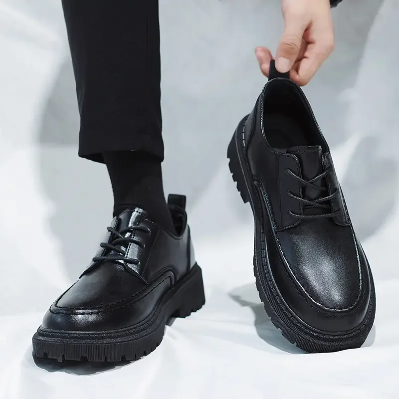 Кожаные ботинки Dr. Martens в британском стиле, черные и круглые кожаные ботинки на платформе, повседневная мужская обувь, новинка 2023, модная обу...
Кожаные ботинки Dr. Martens в британском стиле, черные и круглые кожаные ботинки на платформе, повседневная мужская обувь, новинка 2023, модная обу...