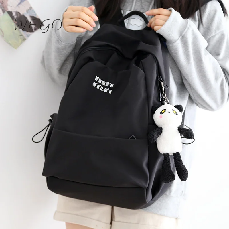 Large-capacity backpack female style fashion middle school student school bag female student backpack female double shoulder
Large-capacity backpack female style fashion middle school student school bag female student backpack female double shoulder