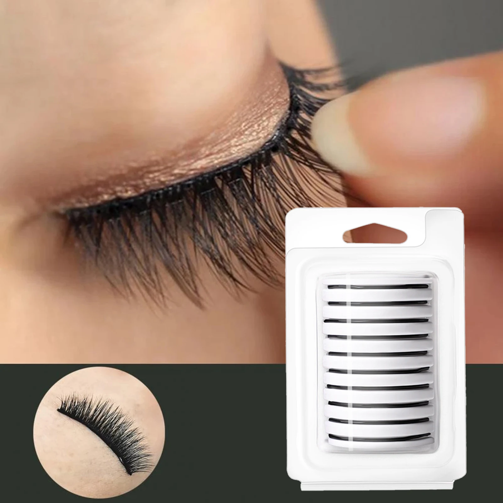 10 Pcs Reusable Glue-Free Eyelash Glue Strip Self-Adhesive False Eyelashes Lashes Extension Supplies Makeup Tools
10 Pcs Reusable Glue-Free Eyelash Glue Strip Self-Adhesive False Eyelashes Lashes Extension Supplies Makeup Tools
