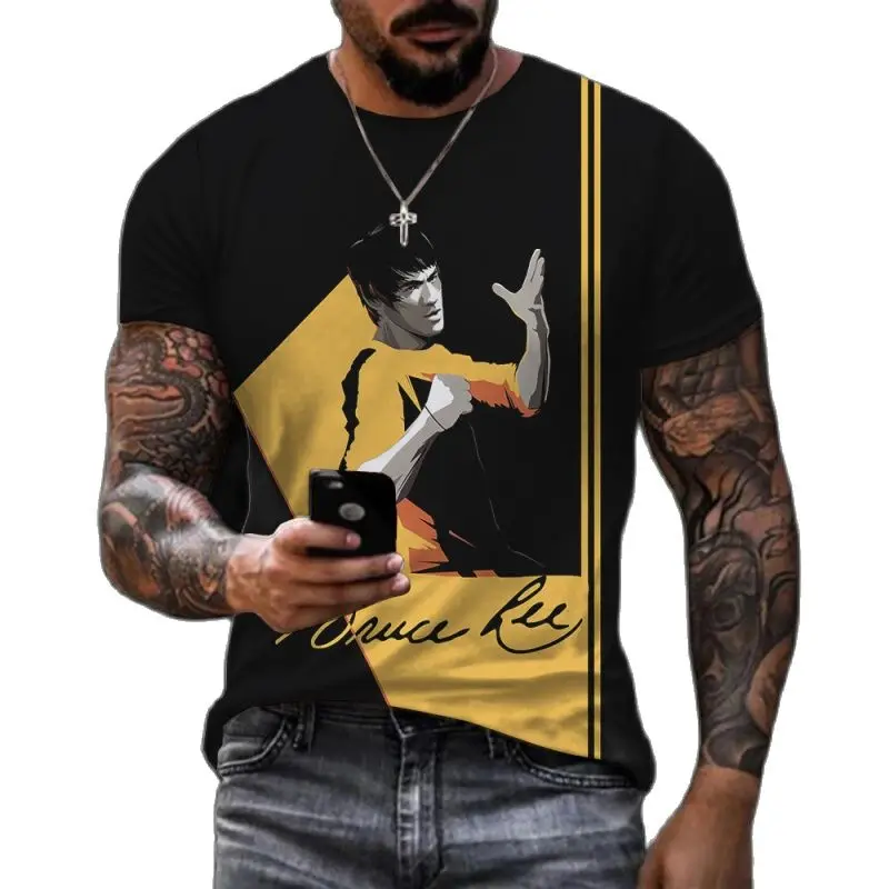 2022 Bruce Lee 3d Print T Shirt Men's Retro Streetwear High Quality Short Sleeve T-shirt New Kung Fu Star Print Trendy Tshirt
2022 Bruce Lee 3d Print T Shirt Men's Retro Streetwear High Quality Short Sleeve T-shirt New Kung Fu Star Print Trendy Tshirt