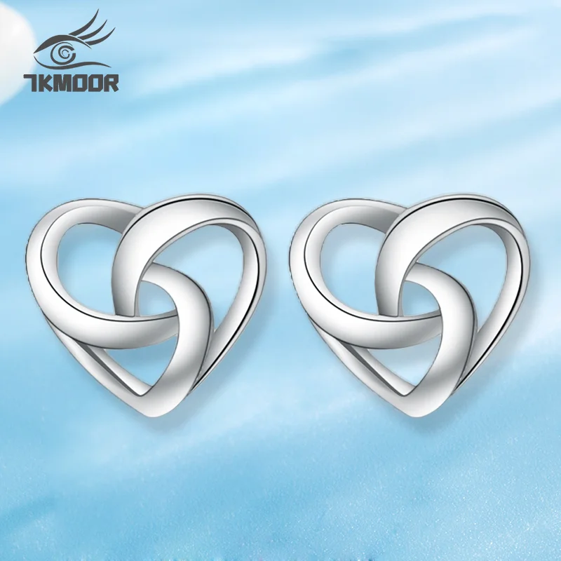 Silver Color Stamp Heart Ear Needle Simple Fashion Interweave Hollowed Out Stud Earring Personality Earring for Women Gifts
Silver Color Stamp Heart Ear Needle Simple Fashion Interweave Hollowed Out Stud Earring Personality Earring for Women Gifts
