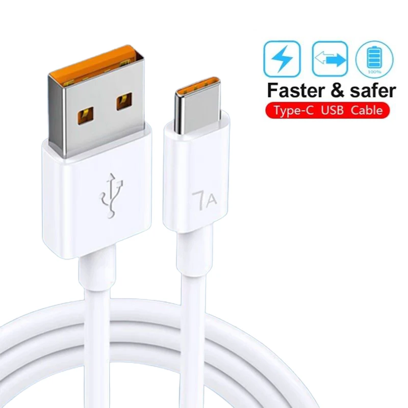 Fast Charging 7A USB Type-C Data Cable Universal Data Transmission Wire Cord For Samsung S22 Huawei Xiaomi Phone Accessories
Fast Charging 7A USB Type-C Data Cable Universal Data Transmission Wire Cord For Samsung S22 Huawei Xiaomi Phone Accessories