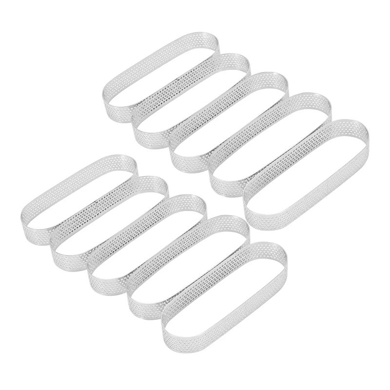 10PCS Mini Mousse Cake Ring Stainless Steel Perforated Mold DIY Mousse Ring Dessert Cookies Baking Mould Baking Tools
10PCS Mini Mousse Cake Ring Stainless Steel Perforated Mold DIY Mousse Ring Dessert Cookies Baking Mould Baking Tools