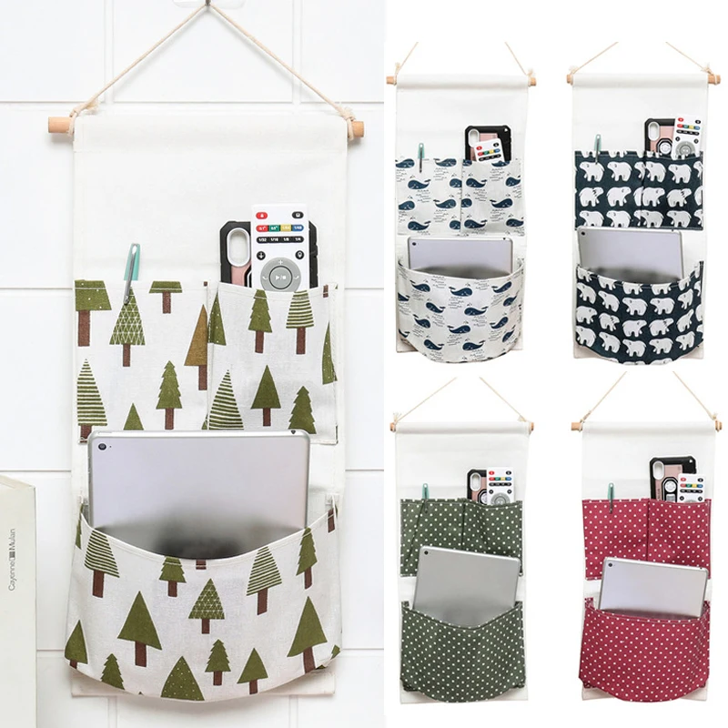 Wall Mounted Storage Bag Cloth Multi-Pocket Mobile Phone Tablet Remote Control Hanging Bag Bedroom Bedside Sundries Storage Bag
Wall Mounted Storage Bag Cloth Multi-Pocket Mobile Phone Tablet Remote Control Hanging Bag Bedroom Bedside Sundries Storage Bag