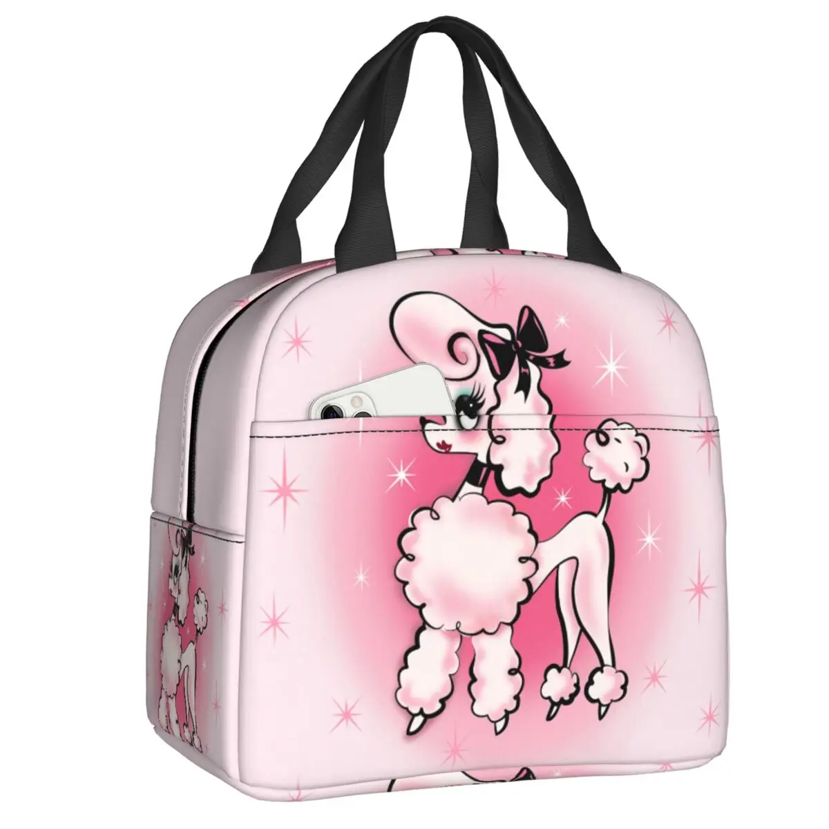 2023 New Posh Pink Poodle Insulated Lunch Bag For Outdoor Picnic Cartoon Pudel Dog Portable Thermal Cooler Bento Box Children
2023 New Posh Pink Poodle Insulated Lunch Bag For Outdoor Picnic Cartoon Pudel Dog Portable Thermal Cooler Bento Box Children