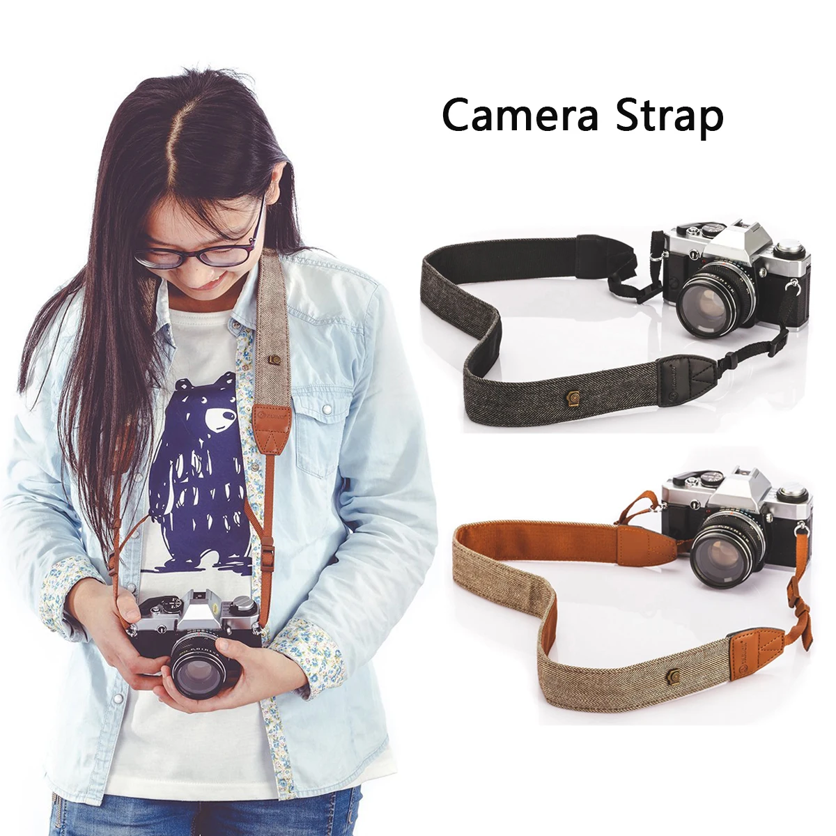 1pcs Camera Strap Belt Adjustable Vintage Camera Strap Shoulder Neck Belt For Sony Nikon SLR DSLR Camera Universal Accessories
1pcs Camera Strap Belt Adjustable Vintage Camera Strap Shoulder Neck Belt For Sony Nikon SLR DSLR Camera Universal Accessories