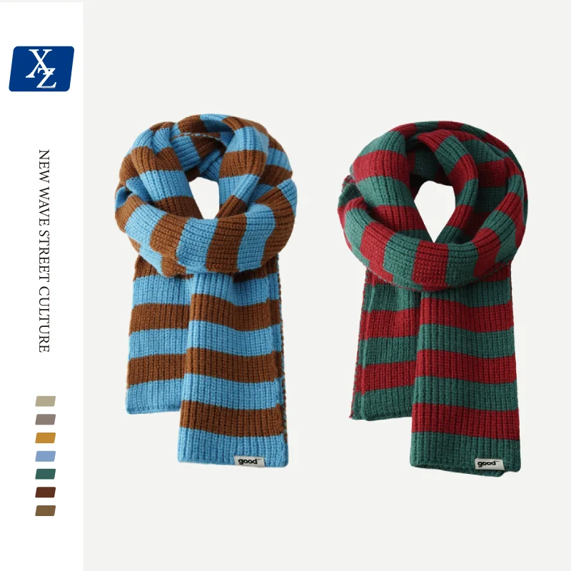 Fashion Blue Striped Scarf Women Winter Warm Kawaii Multicolor Scarves Ladies Black Green Cashmere Cute Muffler Soft Shawl Snood
Fashion Blue Striped Scarf Women Winter Warm Kawaii Multicolor Scarves Ladies Black Green Cashmere Cute Muffler Soft Shawl Snood