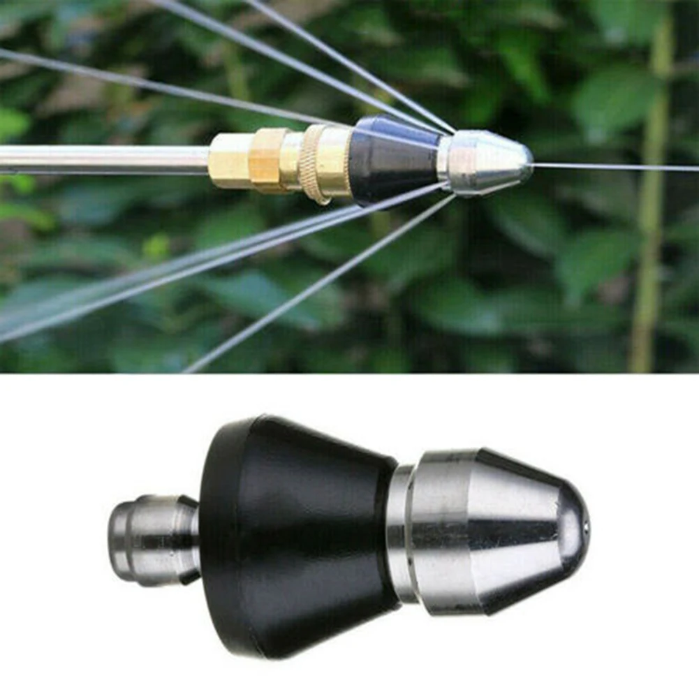 Stainless Steel Cleaning Nozzle 1/4 Inch Thread Quick Insertion Pipe 5000PSI Pressure Washer For Water Pipe Flushing Cleaning
Stainless Steel Cleaning Nozzle 1/4 Inch Thread Quick Insertion Pipe 5000PSI Pressure Washer For Water Pipe Flushing Cleaning