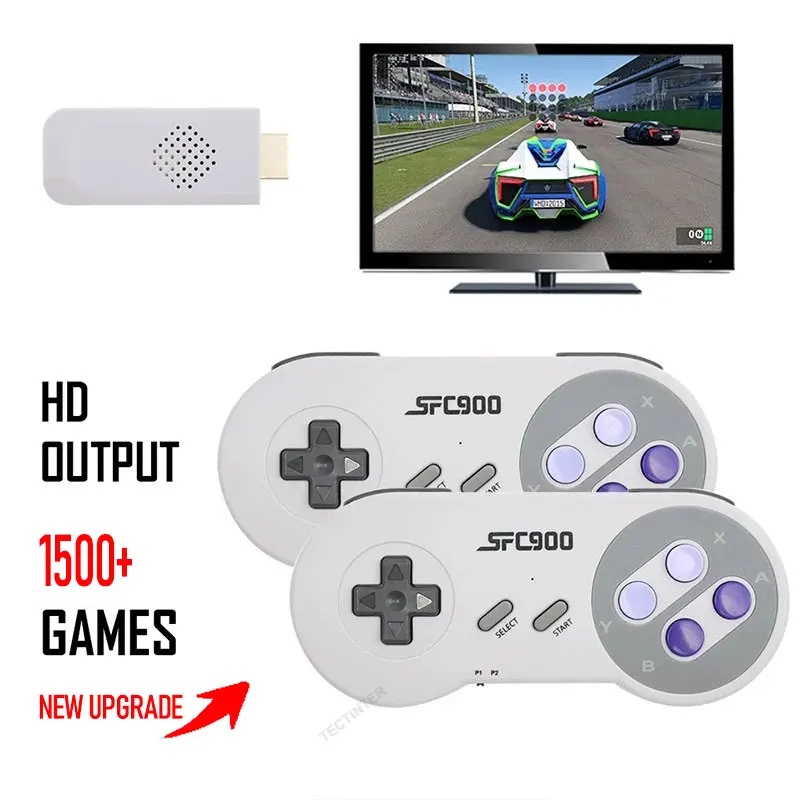 Retro Game Console Mini Video Console With Wireless Controller Build in 1500+ vintage games HD Wireless Portable Double Players 
Retro Game Console Mini Video Console With Wireless Controller Build in 1500+ vintage games HD Wireless Portable Double Players
