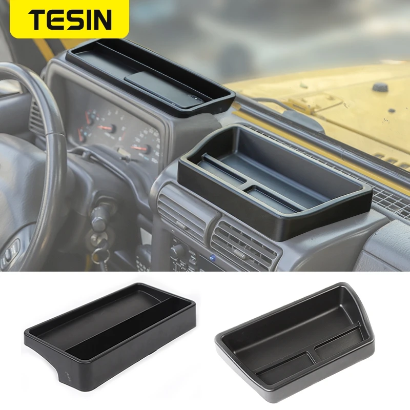 TESIN Stowing Tidying Car Central Console Dashboard Storage Box Organizer for Jeep Wrangler TJ 1997-2006 Interior Accessories 
TESIN Stowing Tidying Car Central Console Dashboard Storage Box Organizer for Jeep Wrangler TJ 1997-2006 Interior Accessories