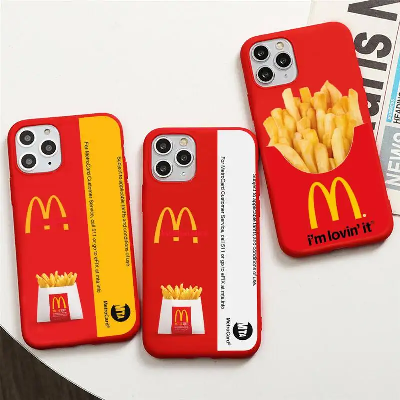 Cool McDonald Card Phone Case For iphone 13 12 11 Pro Max Mini XS 8 7 6 6S Plus X SE 2020 XR Red Cover
Cool McDonald Card Phone Case For iphone 13 12 11 Pro Max Mini XS 8 7 6 6S Plus X SE 2020 XR Red Cover