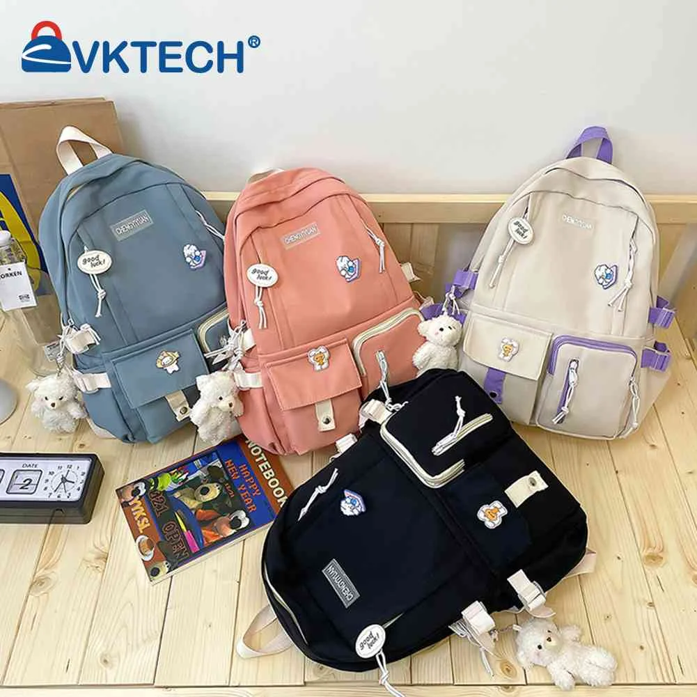 Student Schoolbag Large Capacity College Student Rucksack Fashion with Medal Pendant Simple Adjustable Strap for Outdoor Sport
Student Schoolbag Large Capacity College Student Rucksack Fashion with Medal Pendant Simple Adjustable Strap for Outdoor Sport