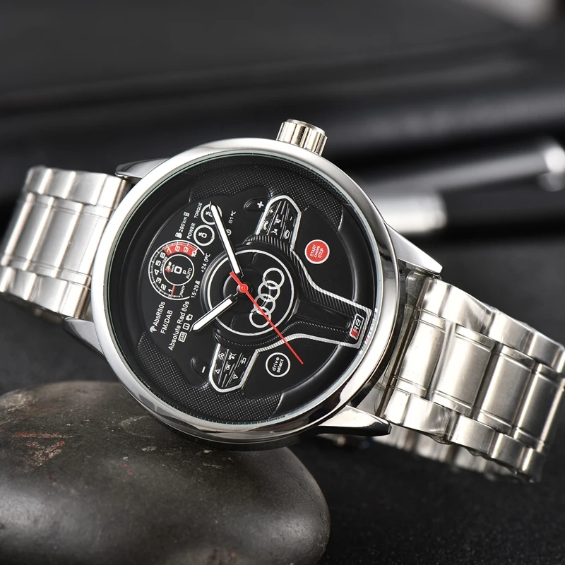 Luxury Sports 3D Car Steering Wheel Watch Men's F1 Motorsport Watch Men's Quartz Watch
Luxury Sports 3D Car Steering Wheel Watch Men's F1 Motorsport Watch Men's Quartz Watch