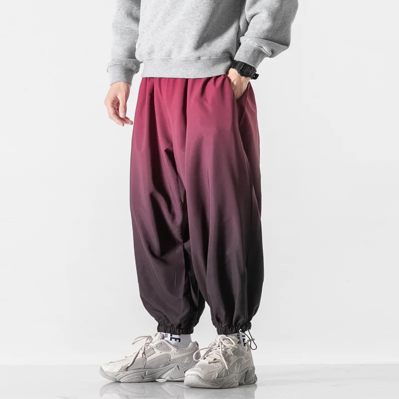 New Japanese Style Mens Jogger Pants Casual Reflective Trousers Men 2023 Streetwear Loose Fashion Sweatpants Male Large Size 5XL 
New Japanese Style Mens Jogger Pants Casual Reflective Trousers Men 2023 Streetwear Loose Fashion Sweatpants Male Large Size 5XL