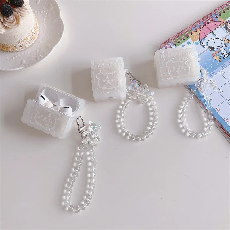 Cute Shell Line White Bear Case for AirPods 1 / 2 / 3 Pro Case Cover TWS Bluetooth Earbuds Accessories Protective Case Cover
Cute Shell Line White Bear Case for AirPods 1 / 2 / 3 Pro Case Cover TWS Bluetooth Earbuds Accessories Protective Case Cover