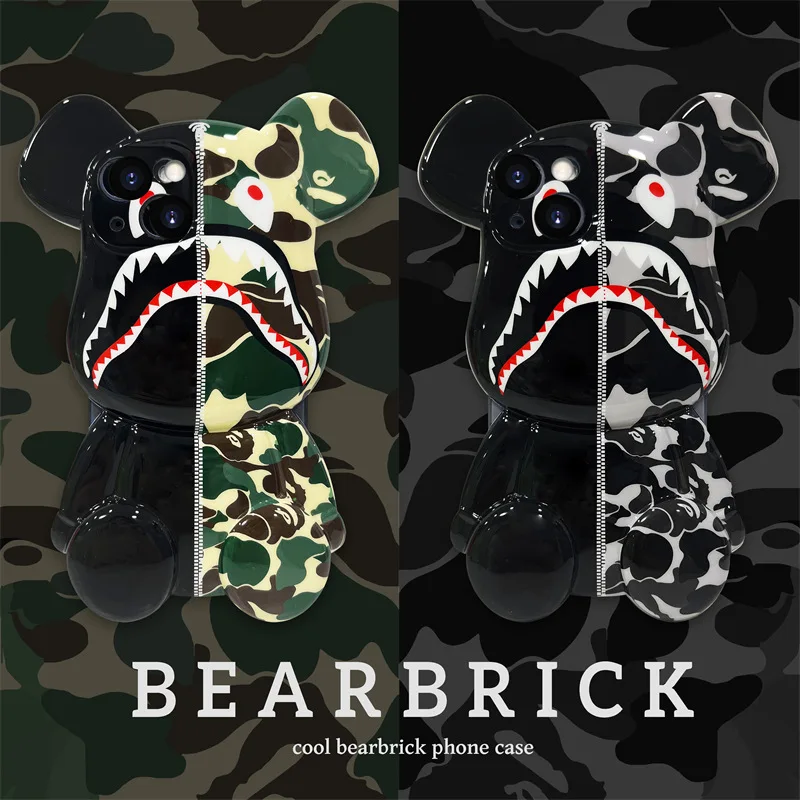 Stereo Camouflage Shark Bear Phone Case Cover for IPhone 11 12 13 14 Pro X XR XS Max Shockproof Case for IPhone 14 Cases
Stereo Camouflage Shark Bear Phone Case Cover for IPhone 11 12 13 14 Pro X XR XS Max Shockproof Case for IPhone 14 Cases
