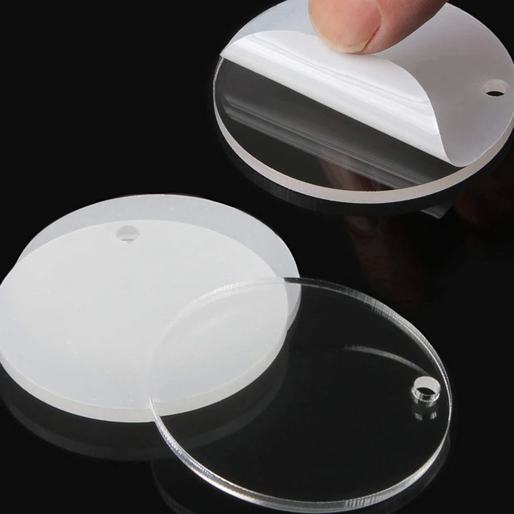 Acrylic Key Chain Round Acrylic Keychain DIY Set DIY Key Decoration (Acrylic Keychain Blank, Key Ring)
Acrylic Key Chain Round Acrylic Keychain DIY Set DIY Key Decoration (Acrylic Keychain Blank, Key Ring)