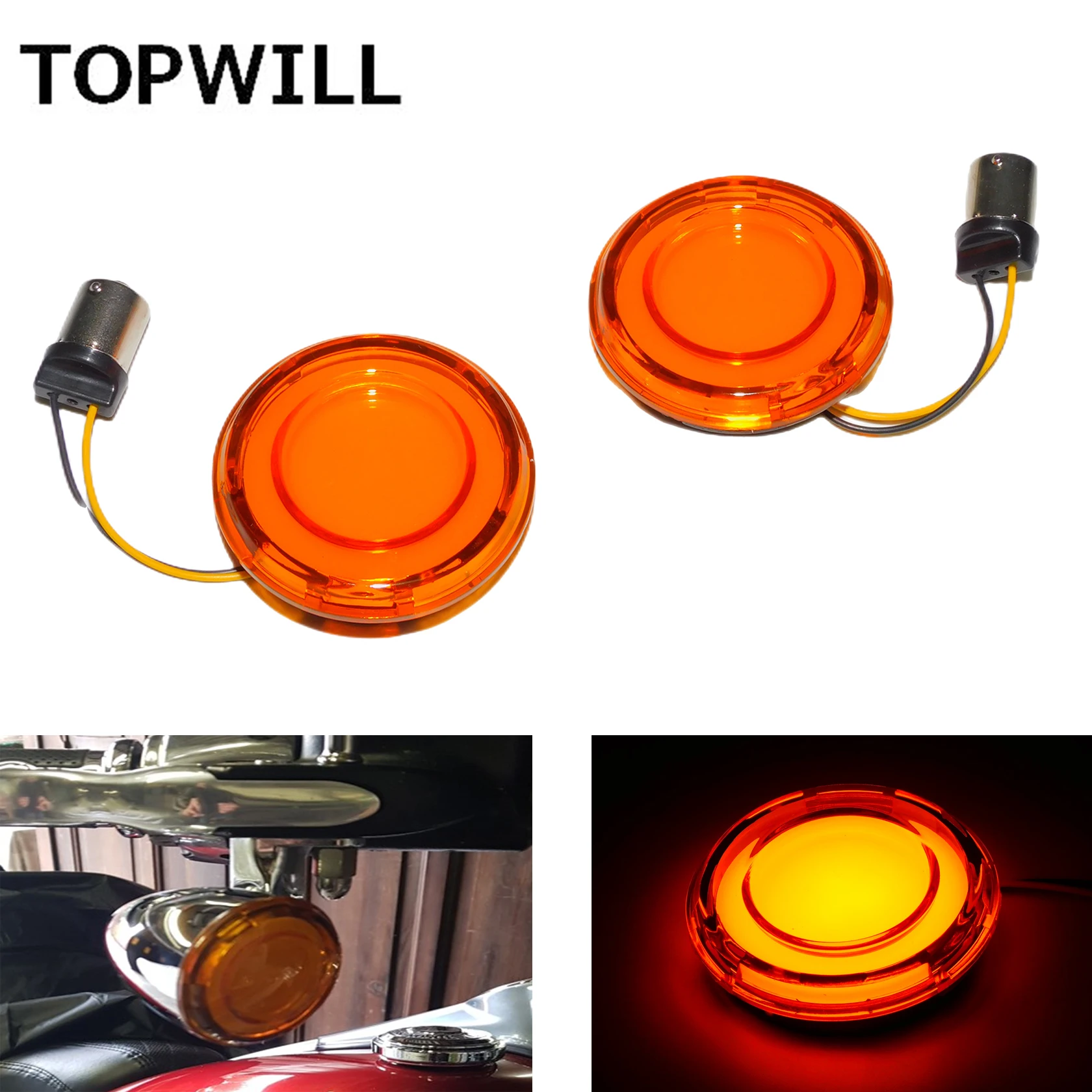 2xMotorcycle Front Bullet Style 1156 Running Brake Conversions LED Light For Harley Touring Road King Sportster XL Softail Dyna
2xMotorcycle Front Bullet Style 1156 Running Brake Conversions LED Light For Harley Touring Road King Sportster XL Softail Dyna