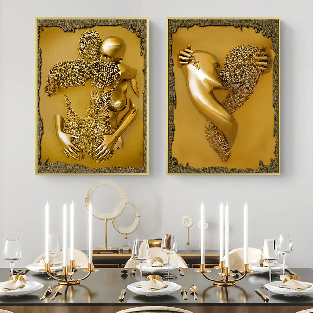 Nordic Metal Statue Canvas Painting 3D Posters and Prints Bedroom Home Decor Wall Art Picture
Nordic Metal Statue Canvas Painting 3D Posters and Prints Bedroom Home Decor Wall Art Picture