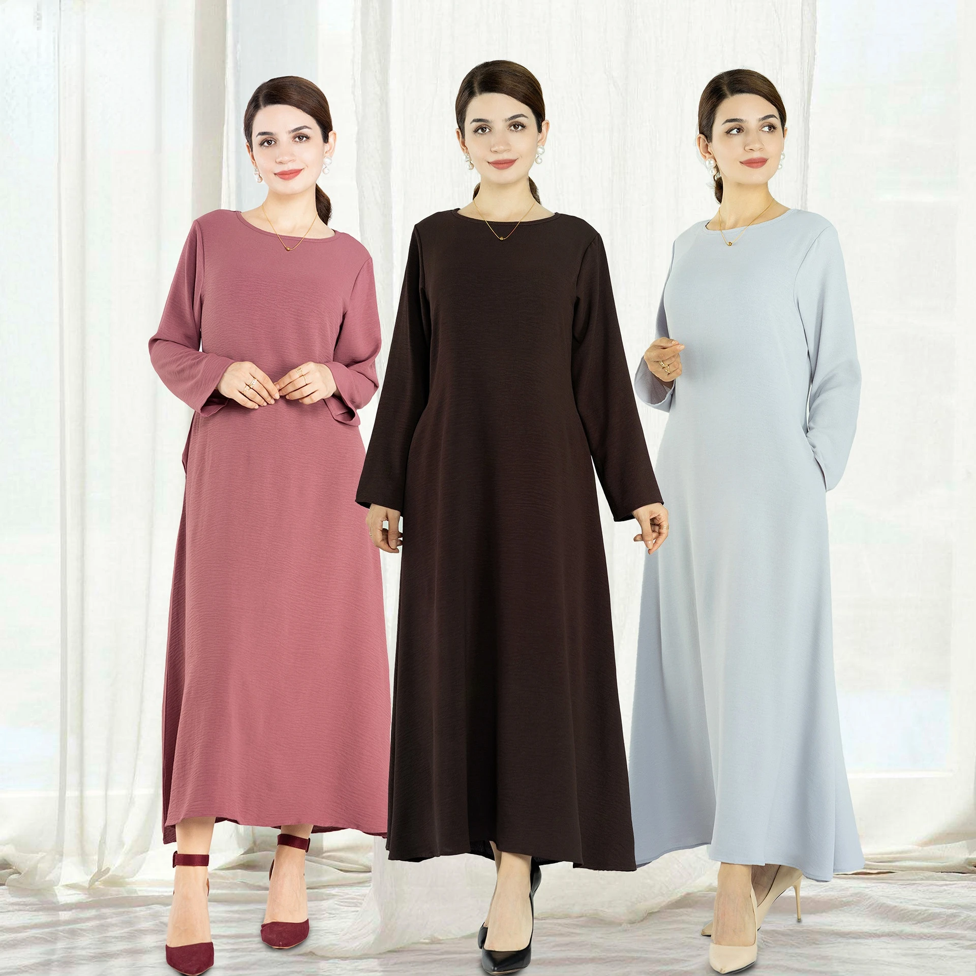 Abaya Jalabiyat Ramadan 2023 Satin Adult Polyester Casual Slight Strech Dresses Dresses For Prom New Arrival
Abaya Jalabiyat Ramadan 2023 Satin Adult Polyester Casual Slight Strech Dresses Dresses For Prom New Arrival