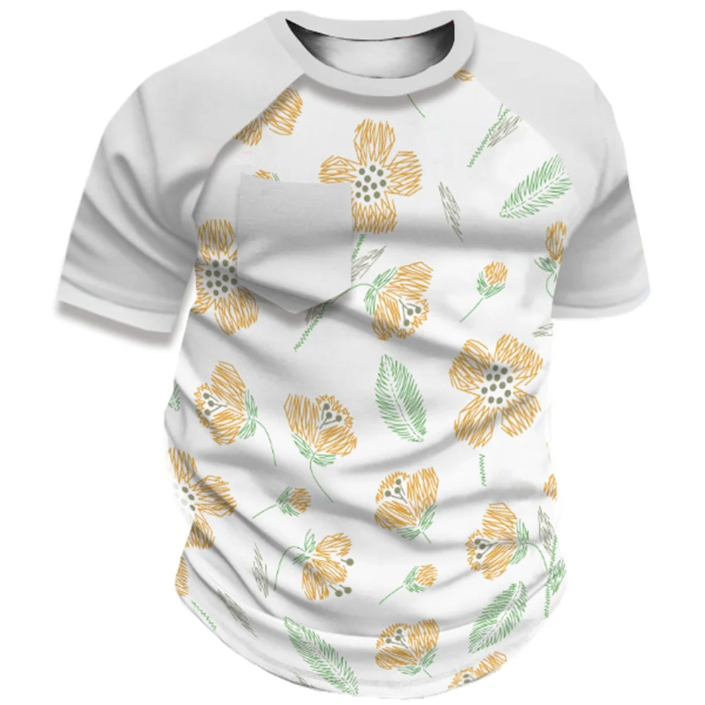2022 new short-sleeved top pocket color flower pattern shirt men and women high-quality breathable short-sleeved children's tops
2022 new short-sleeved top pocket color flower pattern shirt men and women high-quality breathable short-sleeved children's tops