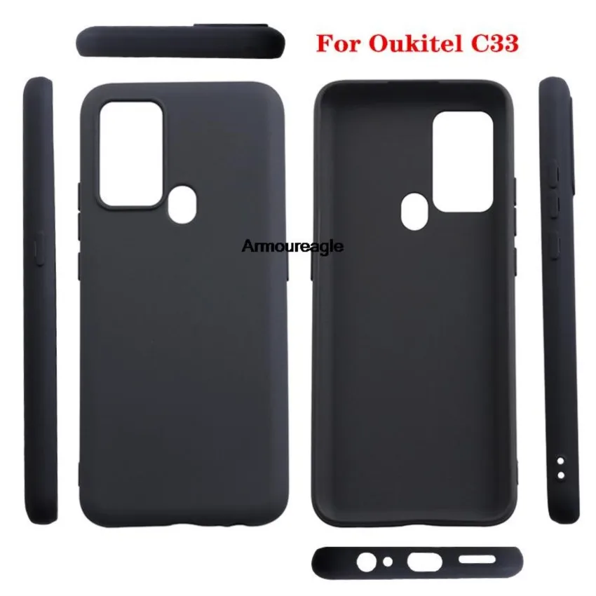 Противоударный защитный чехол для телефона oukitel c33 задняя крышка тонкий мягкий из