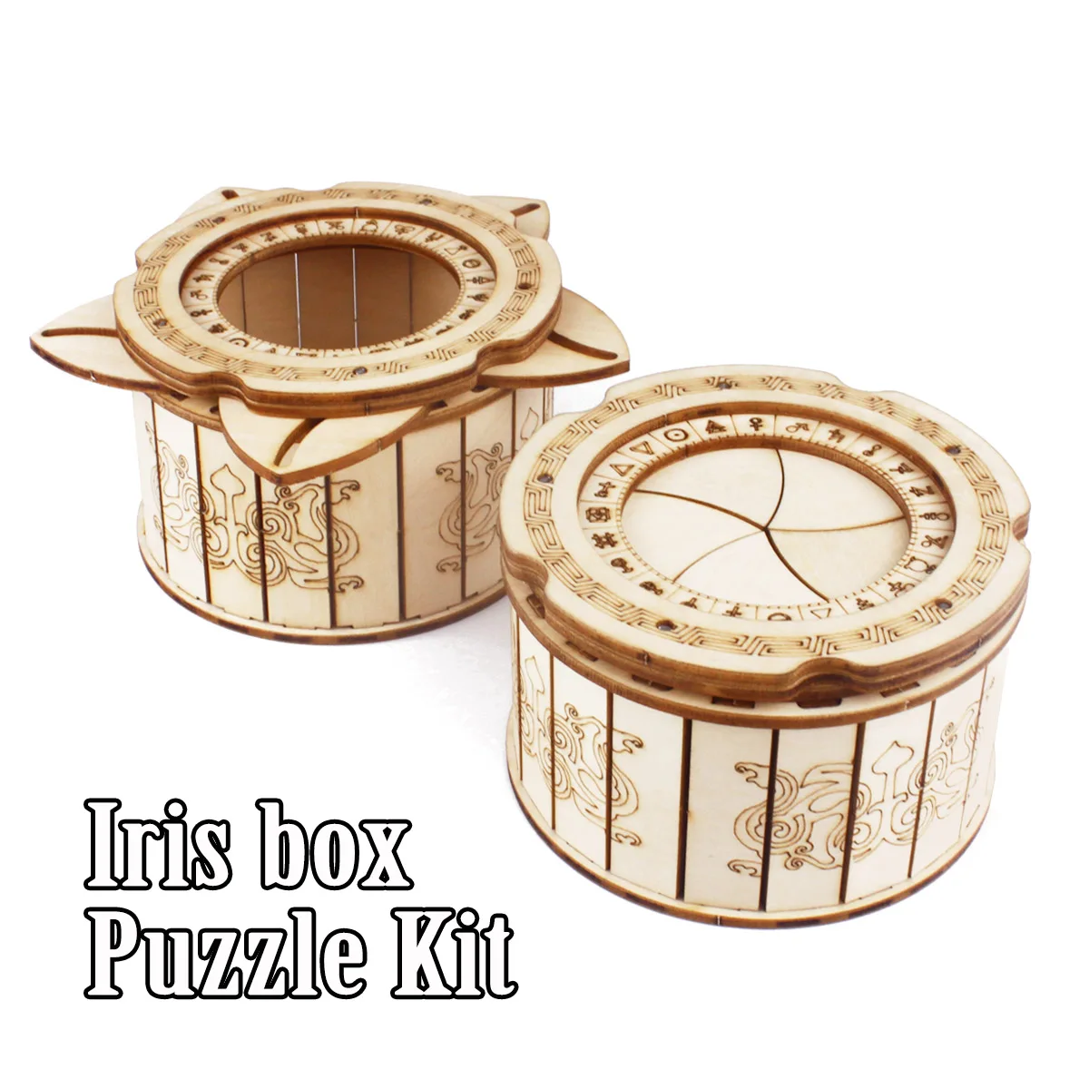 Iris Box Mechanical Gear Treasure 3D Wooden Puzzle Craft Toy Brain Teaser DIY Model Building Kits Gift for Adults Teens
Iris Box Mechanical Gear Treasure 3D Wooden Puzzle Craft Toy Brain Teaser DIY Model Building Kits Gift for Adults Teens