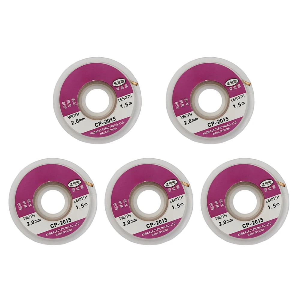 5Pcs Solder Wick Pencil Welding 1.5 Meters Professional Repair Tools Temperature Wire Braid Mechanical Accessory
5Pcs Solder Wick Pencil Welding 1.5 Meters Professional Repair Tools Temperature Wire Braid Mechanical Accessory