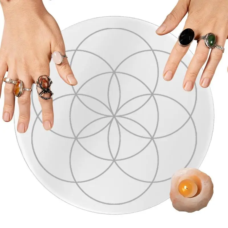 Divination Board Crystal Acrylic Pendulum Board Mystical Divination Accessory Spirit Altar Board For Decoration Living Room
Divination Board Crystal Acrylic Pendulum Board Mystical Divination Accessory Spirit Altar Board For Decoration Living Room
