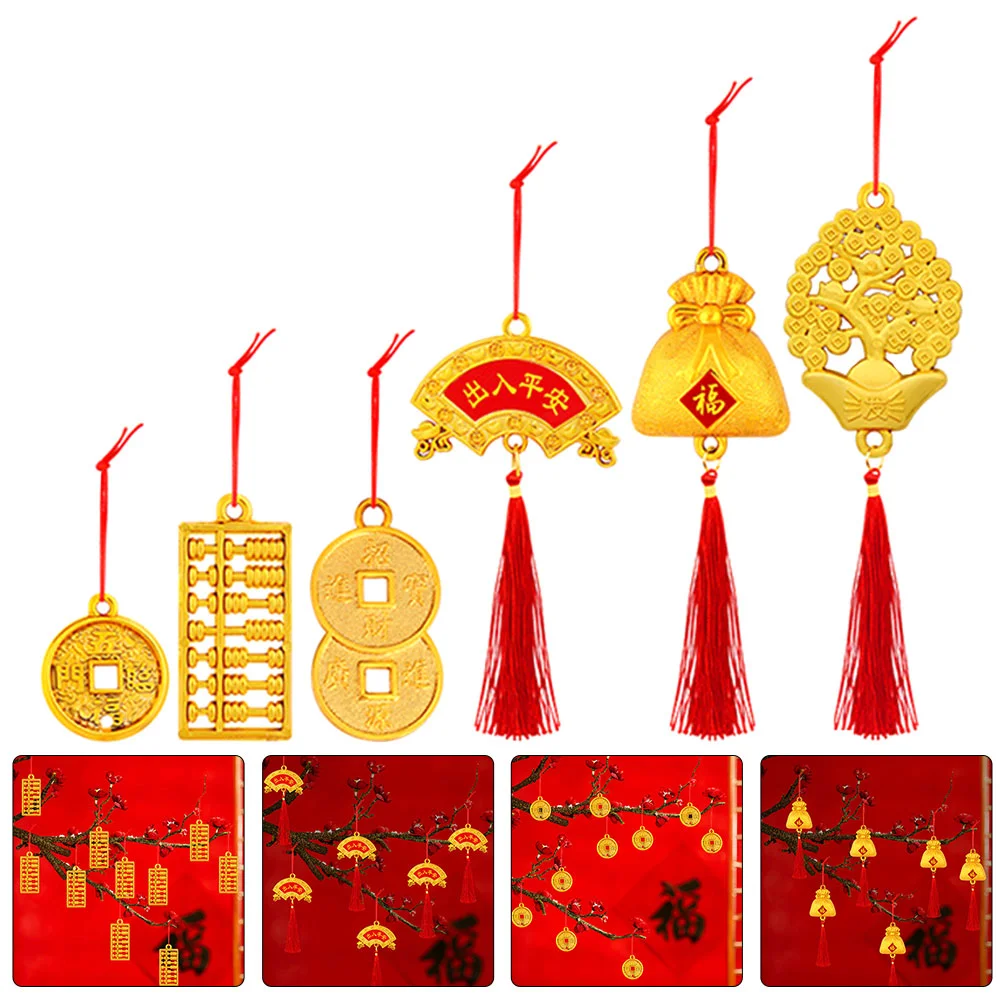 48Pcs Bonsai Hanging Spring Festive New Year Pendants Chinese New Year Pendants New Year Hanging Props
48Pcs Bonsai Hanging Spring Festive New Year Pendants Chinese New Year Pendants New Year Hanging Props