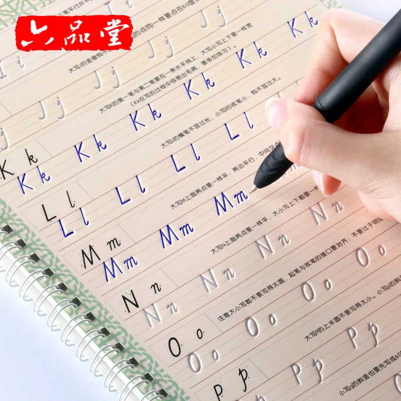 3pcs/set Adultt English Calligraphy Copybook Kids Writing beginner Handwriting English Student Art Supplies Reuse Practice Book
3pcs/set Adultt English Calligraphy Copybook Kids Writing beginner Handwriting English Student Art Supplies Reuse Practice Book