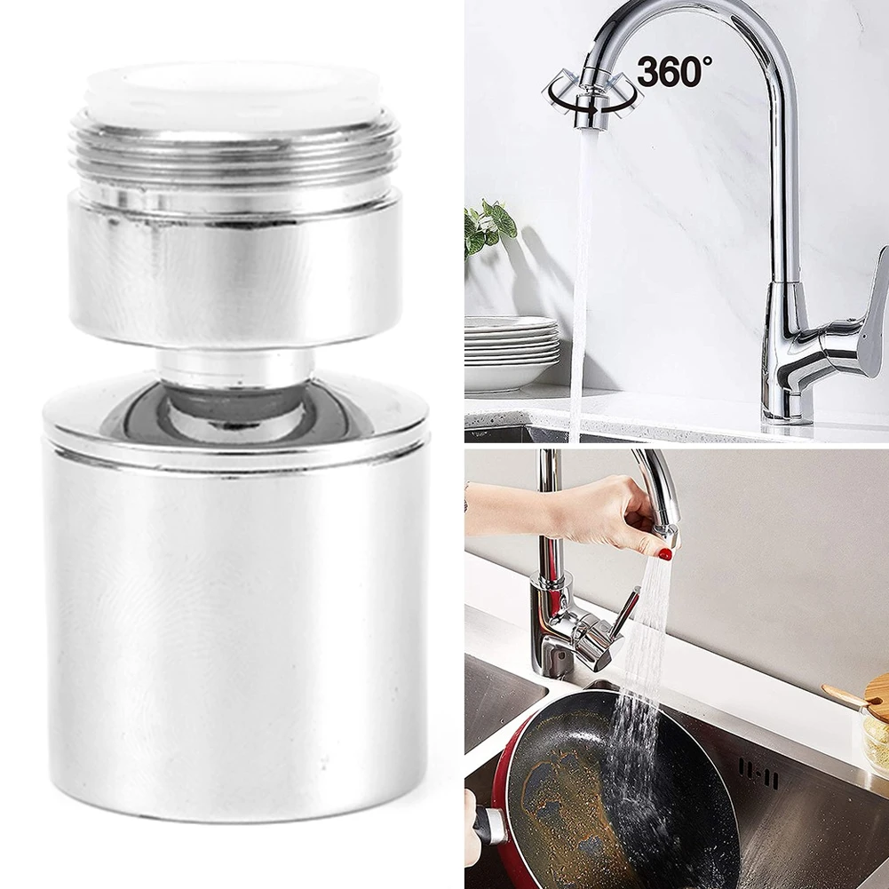 

Kitchen Faucet Head 360 Degree Curl Super Sprayer Rotating Faucet End Diffuser Adapter Filter M24 Water Saving 30%~70%