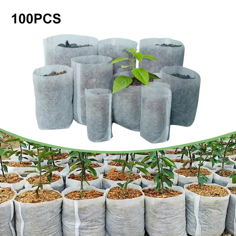 Biodegradable Nonwoven Fabric Nursery Plant Grow Bags Seedling Growing Planter Planting Pots Garden Eco-Friendly Ventilate Bag
Biodegradable Nonwoven Fabric Nursery Plant Grow Bags Seedling Growing Planter Planting Pots Garden Eco-Friendly Ventilate Bag