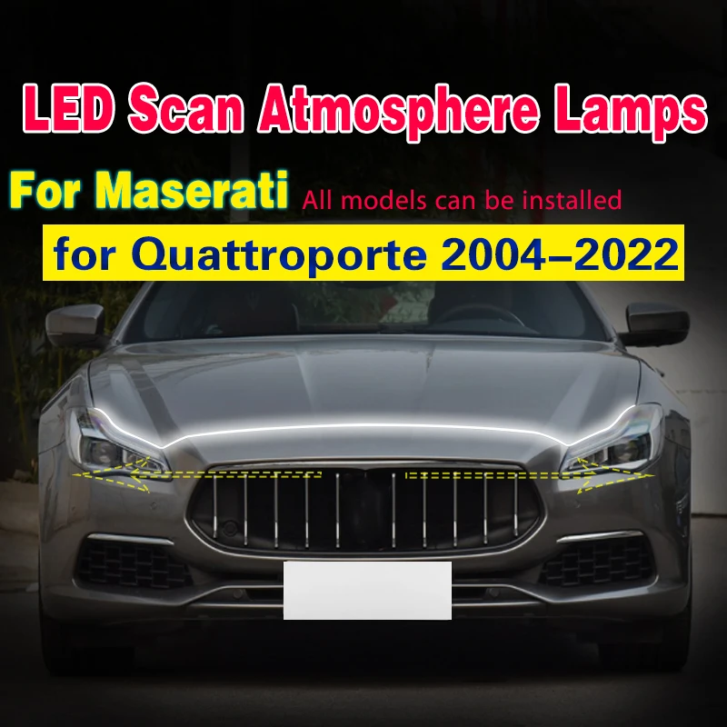 1pcs Car Daytime Running Lights Hood Light Strip Scan Starting Auto Modified Front Headlight Decorative Light For Quattroporte
1pcs Car Daytime Running Lights Hood Light Strip Scan Starting Auto Modified Front Headlight Decorative Light For Quattroporte