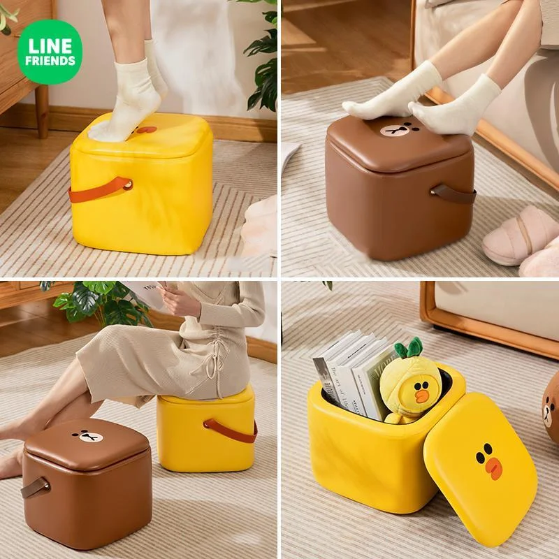 LINE Brown Cartoon Storage Stool Kawaii Household Bedroom Multifunction Can Sit Storage Box Dorm Portable Stool Sundries Box
LINE Brown Cartoon Storage Stool Kawaii Household Bedroom Multifunction Can Sit Storage Box Dorm Portable Stool Sundries Box