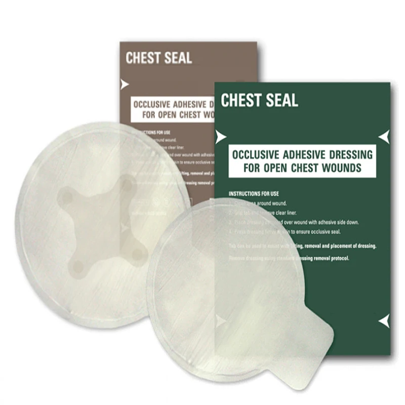 1Pc Medical Vented Occlusive Chest Seal Open Chest Survival Adhesive Wound Dressing Emergency First Aid Rescue Trauma Sticker
1Pc Medical Vented Occlusive Chest Seal Open Chest Survival Adhesive Wound Dressing Emergency First Aid Rescue Trauma Sticker