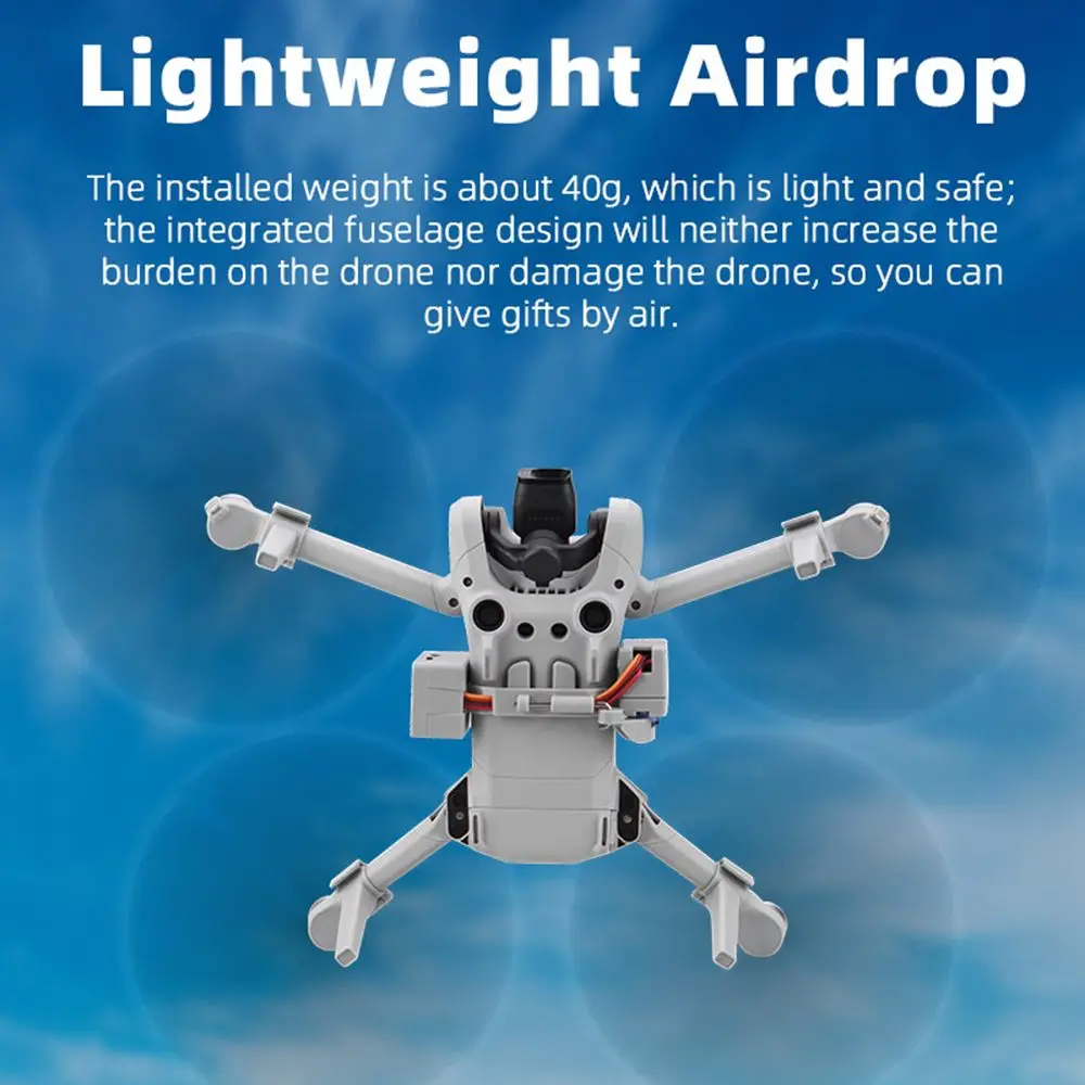 Для DJI Mini 3/3 Pro подставка для лифта Airdrop параболический набор капельниц аксессуары для дрона
Для DJI Mini 3/3 Pro подставка для лифта Airdrop параболический набор капельниц аксессуары для дрона