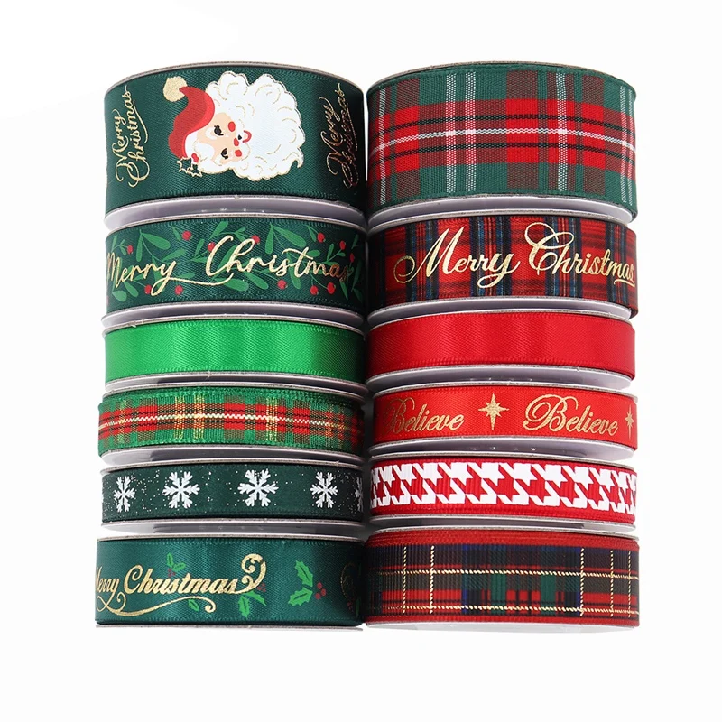 12 Pcs Printed Christmas Ribbon 5 Yards Each Christmas Grosgrain Ribbon For Gift Wrapping Crafts DIY
12 Pcs Printed Christmas Ribbon 5 Yards Each Christmas Grosgrain Ribbon For Gift Wrapping Crafts DIY