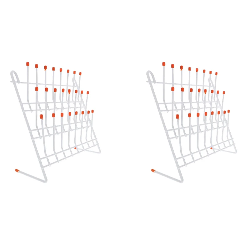 New 2X Lab Drying Rack 24 Pegs Lab Glassware Rack Wire Glassware Drying Rack Wall Mount/Freestanding Lab Glass Drying Rack
New 2X Lab Drying Rack 24 Pegs Lab Glassware Rack Wire Glassware Drying Rack Wall Mount/Freestanding Lab Glass Drying Rack
