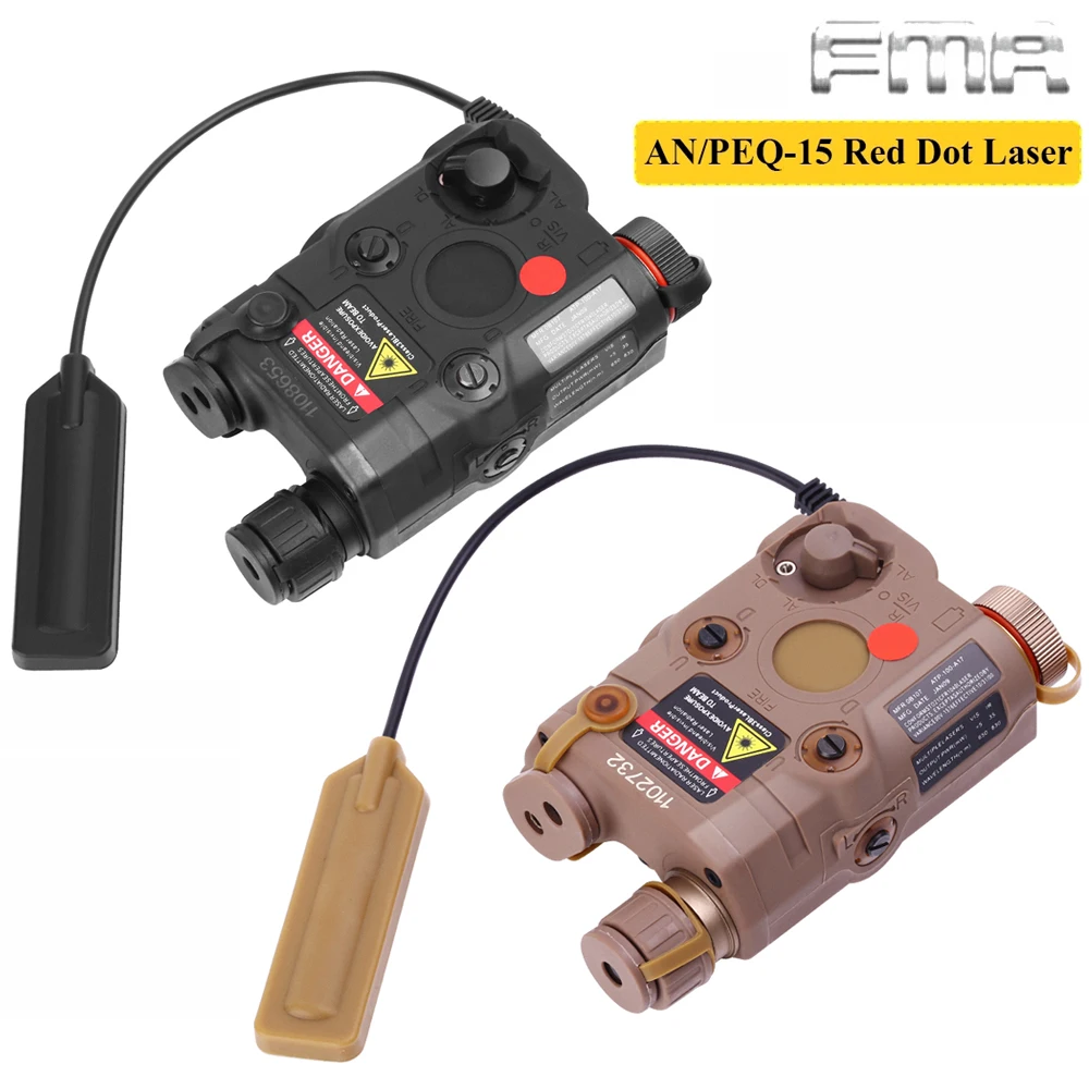 FMA AN-PEQ-15 Battery Box Red Dot Laser +White LED Flashlight + IR Night Vision Weapon Light Fit 20mm Rail Hunting Rifle Airsoft
FMA AN-PEQ-15 Battery Box Red Dot Laser +White LED Flashlight + IR Night Vision Weapon Light Fit 20mm Rail Hunting Rifle Airsoft