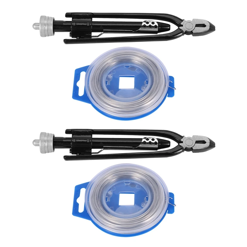 2X 6 Inch Safety Wire Twisting Twister Side Cutting Lockwire Pliers With 25 Feet Stainless Steel Wire
2X 6 Inch Safety Wire Twisting Twister Side Cutting Lockwire Pliers With 25 Feet Stainless Steel Wire